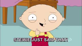 STEWIE JUST SAID THAT [upl. by Dorn]