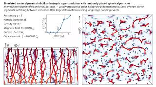 Vortices in superconductor containing small spherical inclusions in intermediate magnetic field [upl. by Gaige]