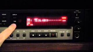 How to operate the Tascam CDRW900SL CD recorder [upl. by Namijneb]