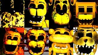 20 GOLDEN FREDDY JUMPSCARES  FNAF amp more [upl. by Enyawd]