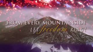 My Country Tis of Thee Medley Lyric Video  In God We Trust Ready To Sing [upl. by Anerbas349]