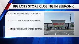 12 News Now Big Lots closing Seekonk store [upl. by Damalus]