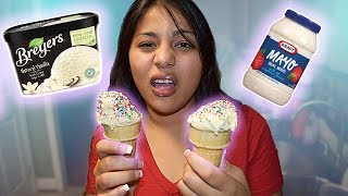 Mayonnaise Ice Cream Prank on Boyfriend Backfires [upl. by Naesed]