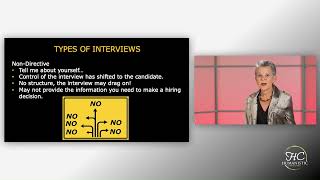 Glenna Hecht Training Presentation  Interviewing and Hiring  Types of Interviews [upl. by Anitneuq]