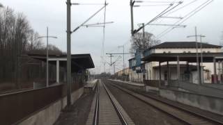 Führerstandsfahrt Bielefeld  Herford  Minden  Wunstorf  Hannover  Lehrte 22014 [upl. by Haidebej175]