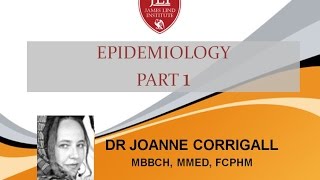 Epidemiology Lecture  Part 1 [upl. by Swiercz648]