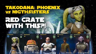 Takodana Phoenix vs Nightsisters Galactic Challenge  SWGOH GC X [upl. by Thurston251]