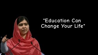 Education Is The One Of The Blessings Of Life  Malala Yousafzai Speech [upl. by Jordans]