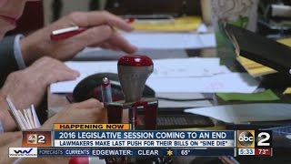 Maryland General Assembly session 2016 ends Monday at midnight [upl. by Enovahs570]