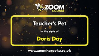 Doris Day  Teachers Pet  Karaoke Version from Zoom Karaoke [upl. by Yellhsa]