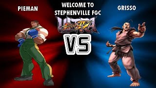 Welcome to Stephenville FGC  91924  USF4  Pieman vs Grisso [upl. by Vinia]