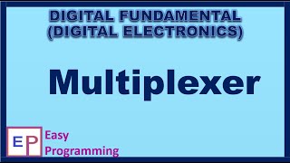 Classified Multiplexers in Digital  BE  BTech  Diploma easycomputerprogramming [upl. by Posner]