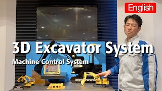 TOPCON Machine Control System Excavator English [upl. by Amata208]