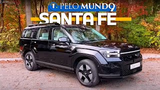 NOVO HYUNDAI SANTA FE 2024 Primeiras impressões do POLÊMICO SUV de 7 LUGARES REAL [upl. by Haimarej58]