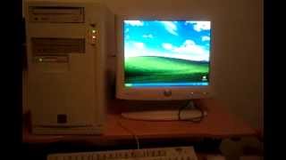 Windows XP On Dual Pentium Pro 200 MHz [upl. by Yrailih]