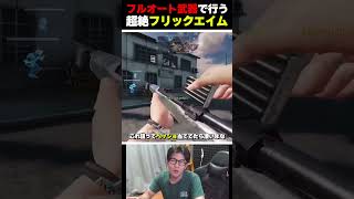 フルオート武器で人間の反応速度を超えたフリックエイムをやった結果  codmobile 最強 KAME codモバイル [upl. by Cassell]