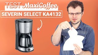 SEVERIN SELECT ISOTHERME KA4132  Cafetière filtre  Le Test MaxiCoffee [upl. by Midis166]