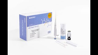 Bioeasy Aflatoxin M1 Quantitative Rapid Test for Milk 15150 ppt  YRM1004D2 [upl. by Eidaj]