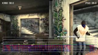 Call of Juarez The Cartel 360 vs PS3 Frame Rate Gameplay Comparison HD [upl. by Anaizit]