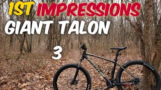 20192020 Giant Talon 3 first impressions with Bonus footage [upl. by Kappel]