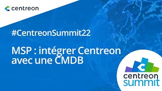 MSP  Intégrer Centreon avec une CMDB [upl. by Goto]