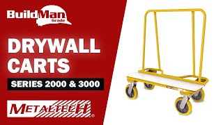 METALTECH BUILDMAN GRADE  Drywall Cart  Series 20003000 [upl. by Imugem362]