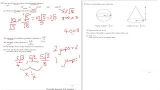 GCSE 91 Maths Solutions to Quadratic Equations Edexcel OCR AQA Grade 5 Maths Grade 5 Maths [upl. by Fabe524]