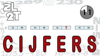 111  Cijferpatronen  Cijferreeksen  Improve Cognitive Numerical Skills [upl. by Euqinmod]