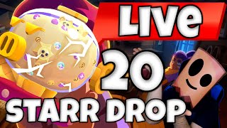 🔴APRIAMO 20 STARRDROP ❤ GIOCO CON GLI ISCRITTI Brawl Stars 1178 [upl. by Ramled]