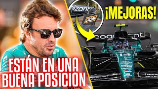 🇦🇪 ASTON MARTIN DESVELA MEJORAS EN ABU DHABI  ALONSO CREE EN LA VICTORIA f1 [upl. by Damha]