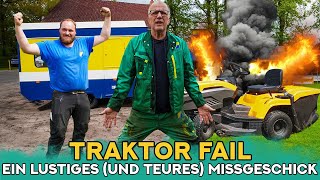 Mein unglückliches  und teures  Missgeschick  Rasenmäher Traktor Debakel  Udo amp Wilke [upl. by Atinahc]