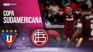 LDU de Quito ECU vs Lanus ARG  SUDAMERICANA HIGHLIGHTS  08142024  beIN SPORTS USA [upl. by Enahc]