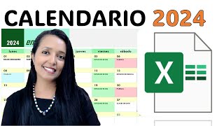 CREA UN CALENDARIO DE ACTIVIDADES 2024 SUPER FACIL Y RÁPIDO EN EXCEL Y SIN FORMULAS [upl. by Letnuhs155]