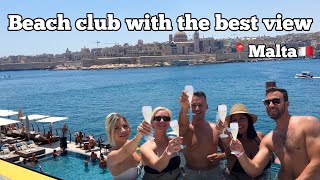 A beach club in Malta with the best view [upl. by Arayt]