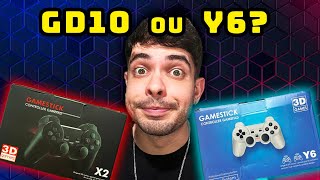 Qual Game Stick é melhor Custo Benefício GD10 ou Y6 [upl. by Simonetta]