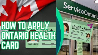 Applying Ontario Health Card OHIP [upl. by Feer]