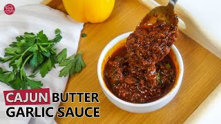 CAJUN GARLIC BUTTER SAUCE RECIPE  HOW TO MAKE CAJUN GARLIC BUTTER SAUCE FOR SEAFOOD  HINZ COOKING [upl. by Hgielyak]