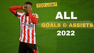 Amad Diallo  All GOALS amp ASSISTS IN 2022 [upl. by Eniad]