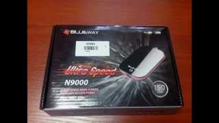 USB wifi adapter Blueway N9000 BackTrack [upl. by Mccarthy]