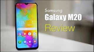 Samsung Galaxy M20 Review Features and Specifications  Price in India [upl. by Nosac]