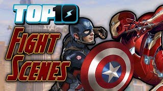 Top 10 Superhero Fight Scenes From Movies [upl. by Atoiyanap]