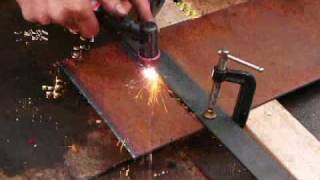 plasma cutting with cut40 [upl. by Ioj]