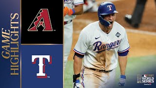 Dbacks vs Rangers World Series Game 1 Highlights 102723  MLB Highlights [upl. by Sorci]