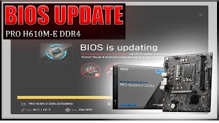 MSI PRO H610ME DDR4 BIOS UPDATE [upl. by Adil]