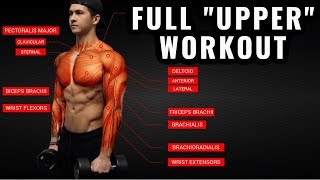 The Best ScienceBased Upper Body Workout for Growth ChestBackArmsShoulders [upl. by Lyram660]