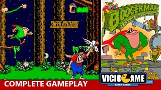 🎮 Boogerman Super Nintendo Complete Gameplay [upl. by Aled]