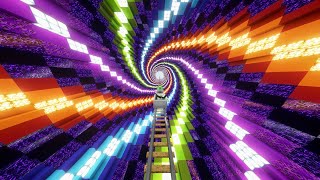 Minecraft Longest Optical Illusion Roller Coaster [upl. by Aloel]