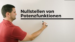 Nullstellen von Potenzfunktionen  Mathe by Daniel Jung [upl. by Kayle]