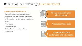 On Demand Webinar  Simplify Secure Data Management with the LabVantage Customer Portal [upl. by Chirlin]