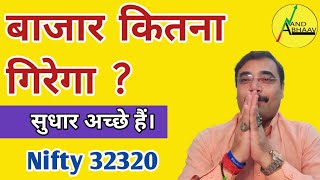 शेयर बाजार कितना गिरेगा   STOCK MARKET CRASH OR CORRECTION IN 2024  NIFTY 32320  ANAND BHAAV [upl. by Nipha]